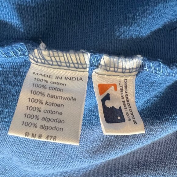 Vintage Chicago Cubs Zip Up Sweatshirt Jacket MLB Licensed Size Medium Red BLue - Picture 9 of 9